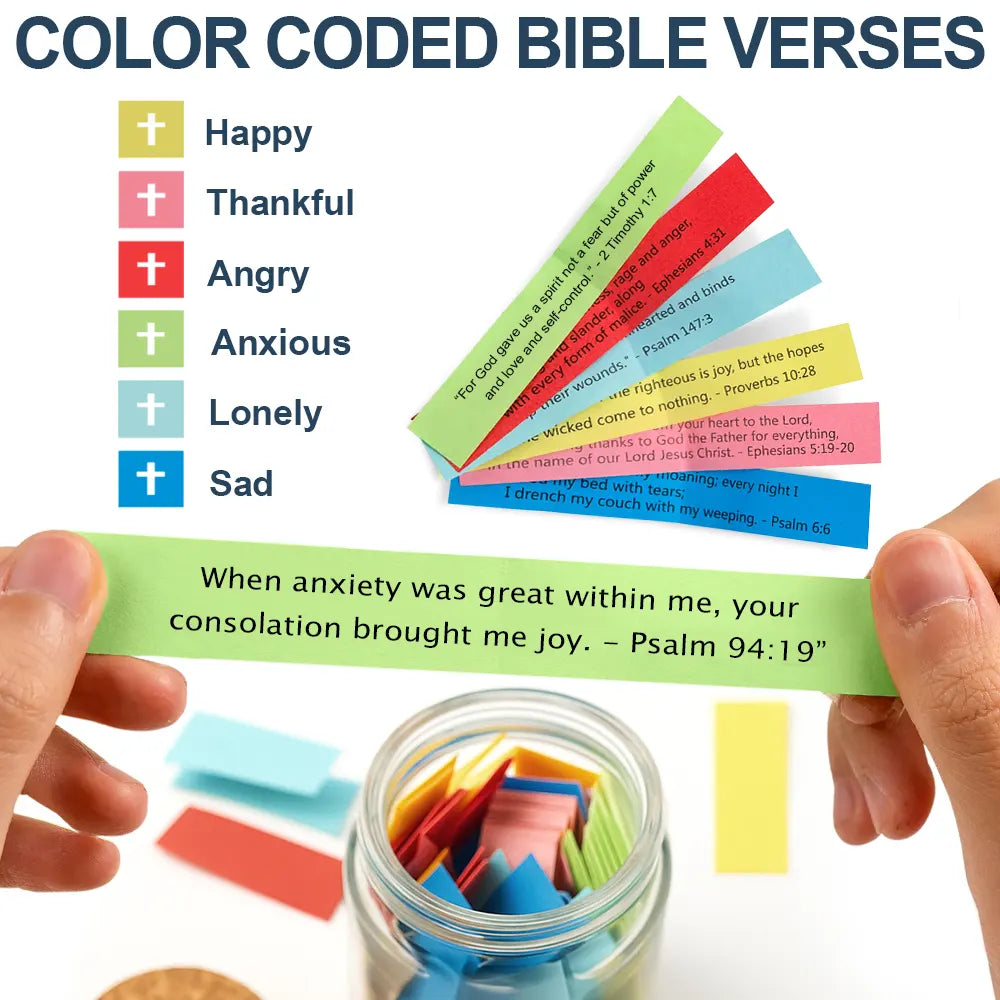 Love,Gift For Yourself,Christian - God Says You Are - Personalized Bible Verse Jar