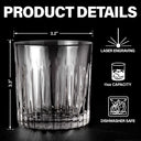 Just Married - Personalized Rocks Whiskey Glass