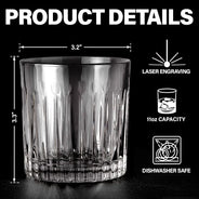 I Love Your Face - Personalized Rocks Whiskey Glass