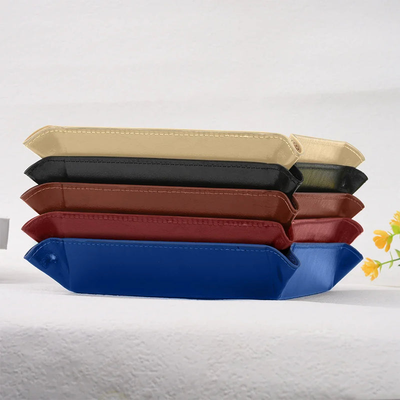 Congrats Husband Think Of Me When You Empty Your Pockets - Personalized Leather Valet Tray