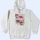 Funny,Dog Lovers,Pet Lovers,Independence Day - Red White Woof - Personalized T Shirt