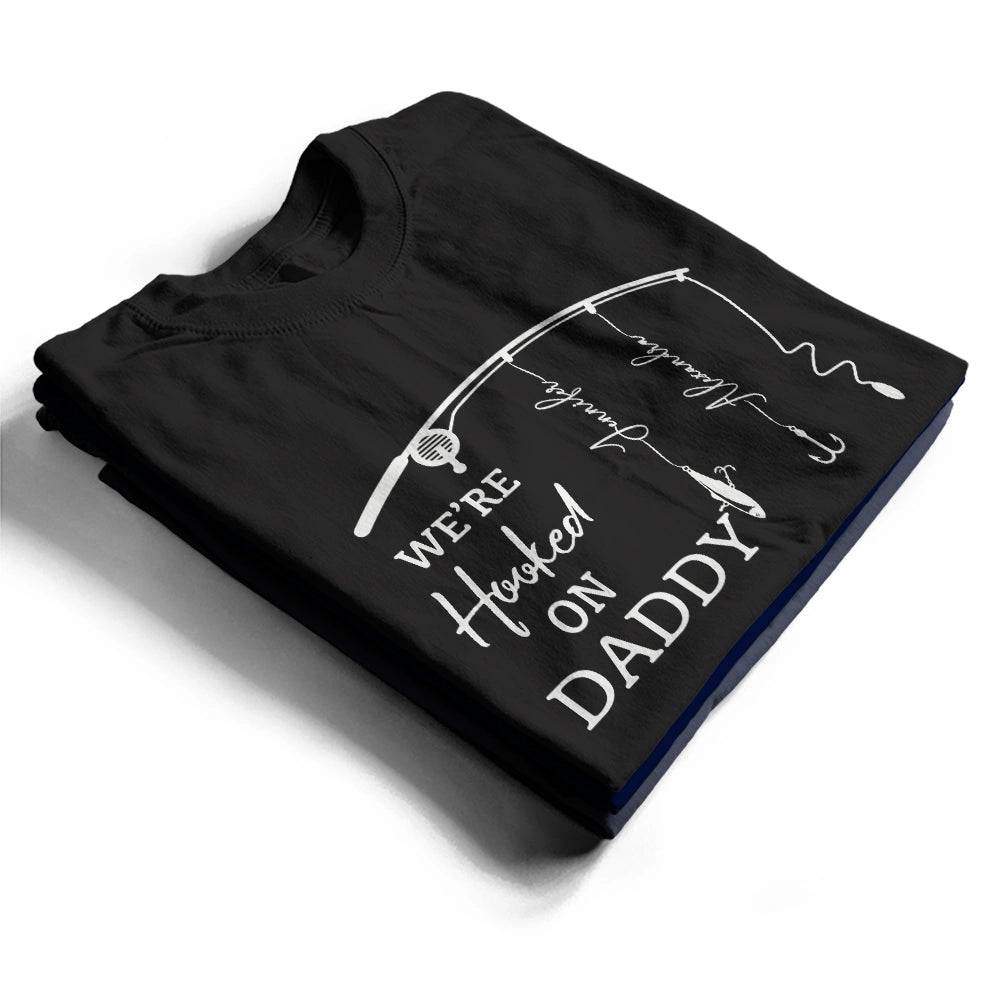 Dad's Hobby,Fishing,Gift For Father,Non-Eng,Icon,Playful - Reel Cool Dad Grandpa - Personalized T Shirt