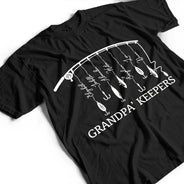 Dad's Hobby,Fishing,Gift For Father,Non-Eng,Icon,Playful - Reel Cool Dad Grandpa - Personalized T Shirt