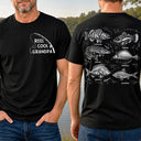 Gift For Father,Gift For Grandpa,Fishing,Top Market,Non-Eng,Icon,Proud - Reel Cool Grandpa Dad - Personalized T Shirt