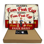 Funny, Farm, Gift For Wife, Gift For Yourself, Gift For Women - Rise And Shine Mother Cluckers - Personalized Classic Metal Signs