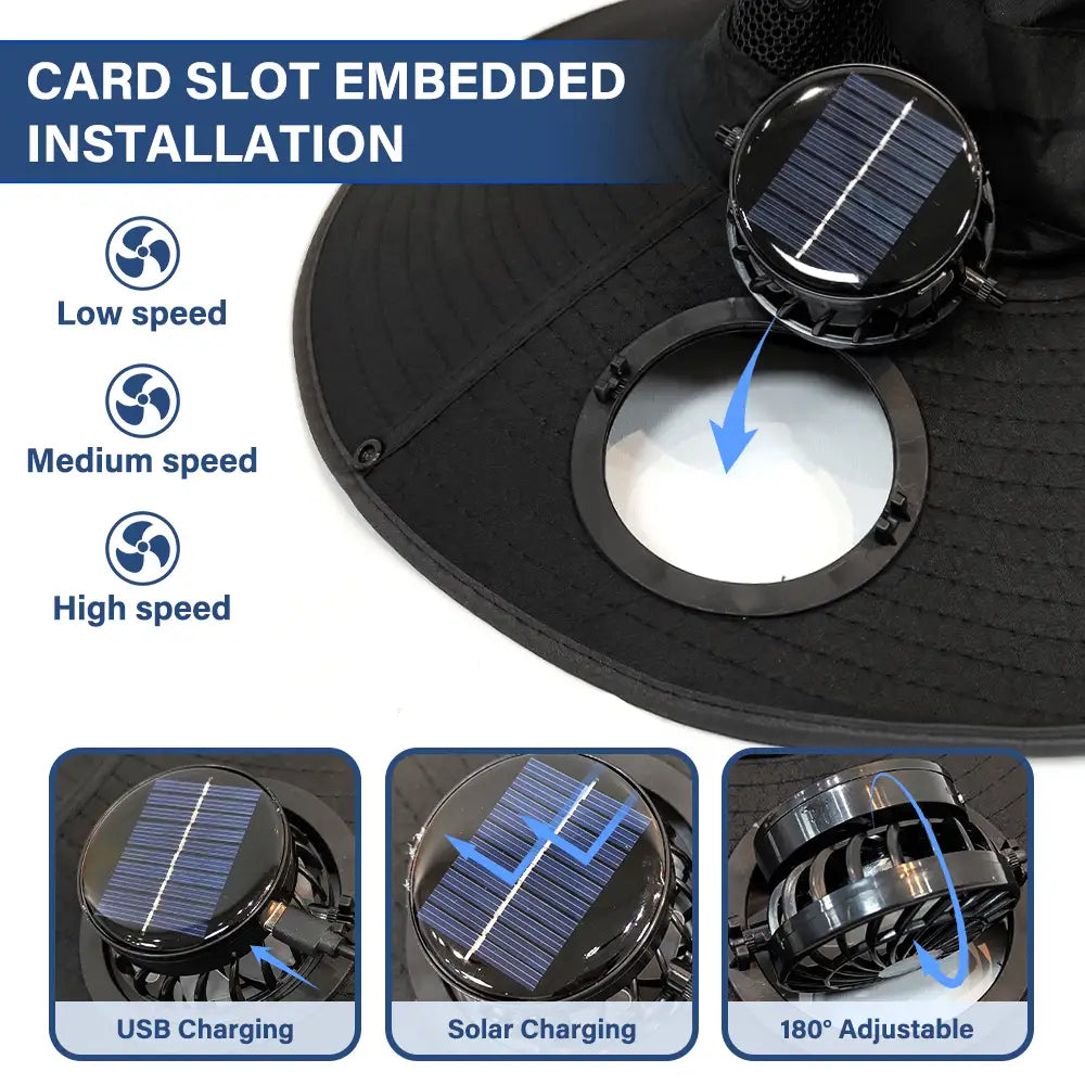Gift For Yourself,Gift For Women,Gift For Men,Gift For Mother,Gift For Father,Gardening,Happy,Dog Lovers,Dog Mom,Dog Dad - Easily Distracted By Dogs And Plants - Personalized Solar Fan Hat