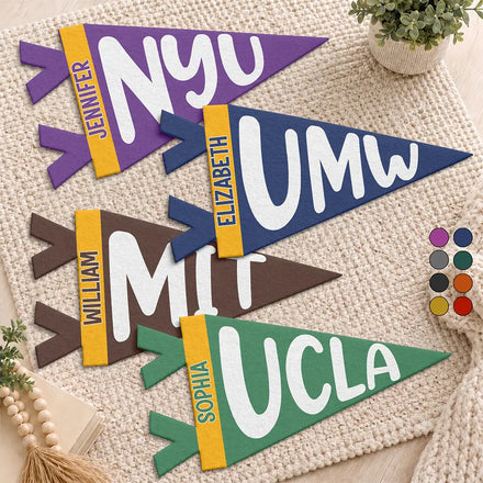School Name - Personalized Pennant