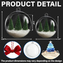 Family,Pet Lovers,Pet Mom,Pet Dad,Pet Couple,Dog Lovers,Dog Couple,Dog Mom,Dog Dad,Cat Lovers,Cat Mom,Cat Dad,Cat Couple,Happy,Single Mom,Single Dad,Gift For Grandpa,Gift For Grandma,Gift For Grandkids,Christmas - Sea Glass Family Beach Lovers - Personalized 3D Acrylic Ball Ornament