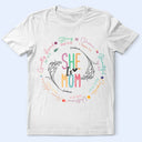 Gift For Mother, Love - She Is Mom Strong Chosen Beautiful Capable Victorious - Personalized T Shirt