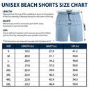 Custom Photo Tropical Leaves Funny Family Pet Face - Personalized Unisex Beach Shorts