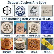 Happy, Gift For Yourself, Gift For Women, Gift For Men, Grilling - Smoke House And Grill - Personalized Grilling Branding Stamp