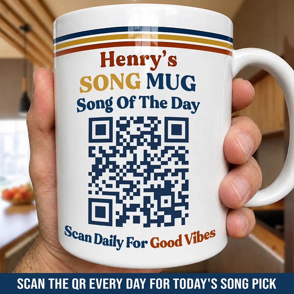 Song Of The Day QR Code - Personalized Mug