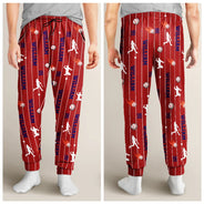 Top Market, Baseball, Playful, Gift For Yourself, Icon - Sports Lovers Number And Name - Personalized Pajama Pants