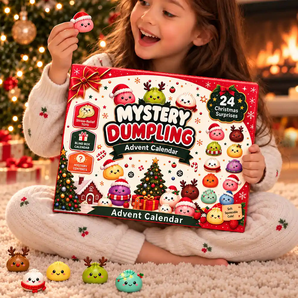 Adorable,Christmas,Gift For Kids,No Custom - Squishy Dumpling Gift For Kids - Personalized Christmas Countdown