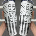 Gift For Father, Happy, Dad - Children - Stars & Stripes Dad Grandpa We Love You - Personalized Engraved 40oz Tumbler