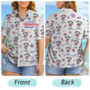Independence Day,Summer,Gift For Grandpa,Top Market,Humorous,Icon - Stars & Stripes This Grandpa Belongs To Kids - Personalized Hawaiian Shirt
