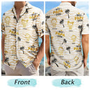 Gift For Husband,Gift For Yourself,Gift For Men,Gift For Grandpa,Grandpa - Grandkids,Gift For Father,Dad - Children,Summer,Happy - Stick Figures Best Dad Grandpa Ever - Personalized Hawaiian Shirt