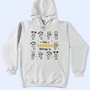 Stick Figures This Grandpa Grandma Belongs To Kids Pet - Personalized T Shirt
