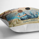 Still Talk About You Widow Middle Aged Couple - Memorial Gift - Personalized Custom Pillow