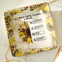 Gift For Yourself, Gift For Women, Gift For Grandma, Love - Sunflower Title World Full Of Grandmas - Personalized Ring Dish