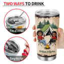 Camping Partners For Life Husband Wife - Couple Gift - Personalized Custom Tumbler
