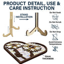 First Mom Now Grandma - Gift For Mothers, Grandmas, Aunties - Personalized 2-Layered Wooden Plaque With Stand