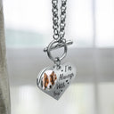 Custom Photo I'll Carry You - Memorial Gift For Family, Siblings, Friends, Dog Lovers, Cat Lovers - Personalized Heart Bracelet