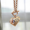 Custom Photo You Left Paw Prints - Memorial Gift For Dog Lovers, Cat Lovers - Personalized Heart Bracelet
