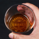 Dad For The Times We Drive You To Drink - Personalized Engraved Whiskey Glass