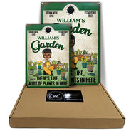 Grown With Love - Garden Decoration - Personalized Custom Classic Metal Signs