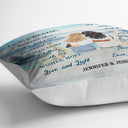I Hugged This Soft Pillow Lake - Gift For Bestie - Personalized Custom Pillow