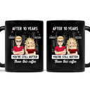 Cartoon Couple After Years You're Still Hotter Than This Coffee - Gift For Couples - Personalized Mug