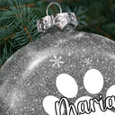 Christmas Family Name Custom Name Alphabet - Gift For Family - Personalized Glitter Plastic Ornament