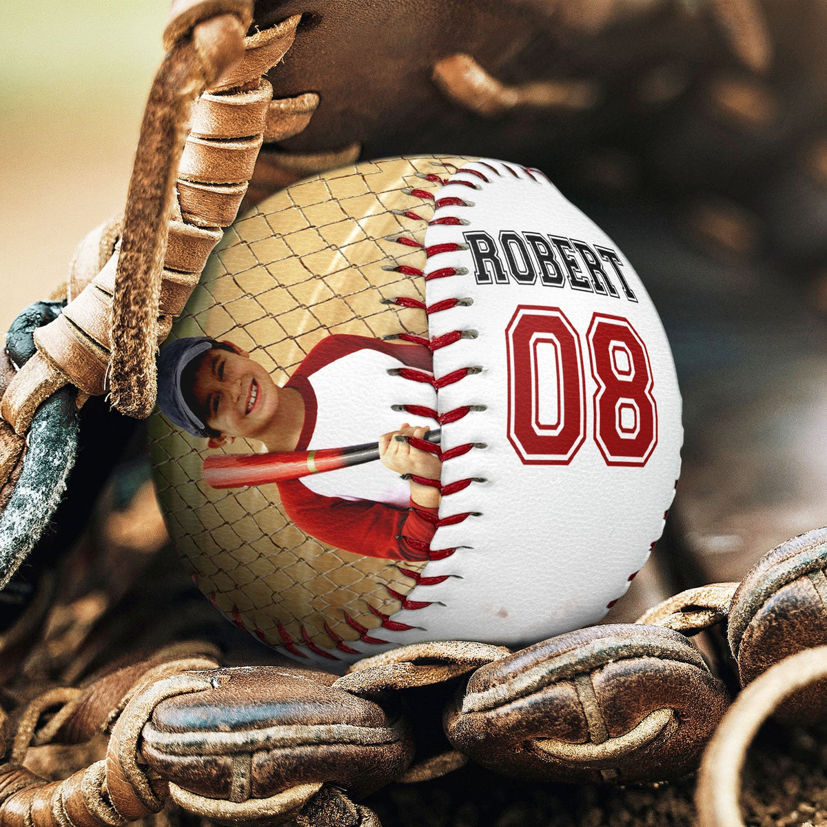 Custom Photo Baseball Player - Gift For Baseball, Softball Players - Personalized Baseball, Softball