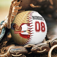 Custom Photo Baseball Player - Gift For Baseball, Softball Players - Personalized Baseball, Softball