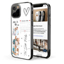 Custom Photo Calendar Family Name The Day Our Journey Began - Gift For Family - Personalized Clear Phone Case