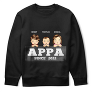 Papa Daddy Since - Personalized T Shirt