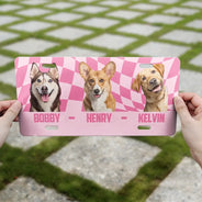 Custom Photo Dog Cat - Personalized License Plate