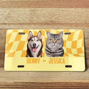 Custom Photo Dog Cat - Personalized License Plate