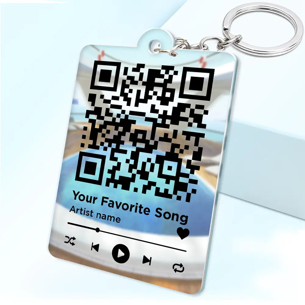 Who You Travel With - Personalized Acrylic Keychain