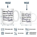 Gift For Bestie,Happy - Because Of You I Laugh A Little Harder - Personalized Mug