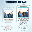 Custom Photo Here's To Another Year Of Bonding Over Alcohol - Gift For BFF And Best Friends - Personalized Custom Vertical Rectangle Acrylic Plaque