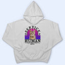 Custom Photo Dog Cat Service Human Do Not Pet - Gift For Dog Lovers And Cat Lovers - Personalized Custom T Shirt