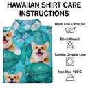 Custom Photo Funny Family Pet Face - Gift For Men, Dog And Cat Lovers - Personalized Custom Hawaiian Shirt