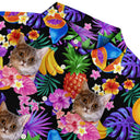 Custom Photo Funny Family Pet Tropical - Gift For Pet Lovers, Dog Lovers, Cat Lovers - Personalized Custom Hawaiian Shirt
