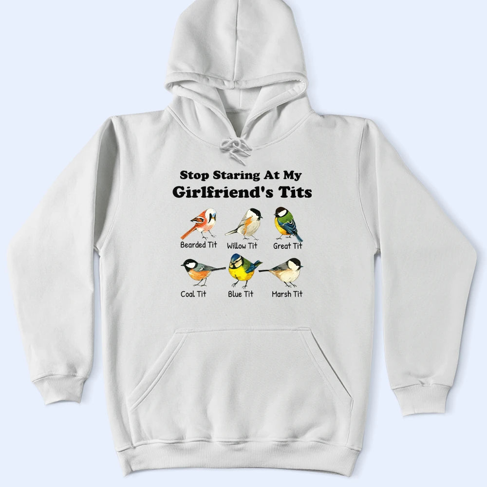 Gift For Couples,Gift For Wife,Gift For Girlfriend,Funny - Stop Staring At My Wife - Personalized T Shirt