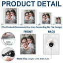 Gift For Father,Gift For Mother,Happy,Custom Photo - Custom Photo Drive Safe We Love You Family - Personalized Acrylic Car Vent Clip