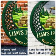 Gift For Men, Gift For Yourself, Gifts For Him, Golf, Humorous, Icon, Top Market - Decor Gift For Golfers - Personalized 19th Hole Metal Sign