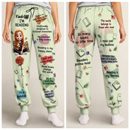 Christmas,Cozy,Gift For Yourself,Gifts For Her,Gifts For Him,Reading,Vector - Gift For Book Lovers - Personalized Do Not Disturb Pajama Pants