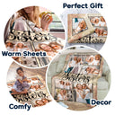 Custom Photo We Choose Ourselves - Gift For Sisters & Best Friends - Personalized Fleece Blanket